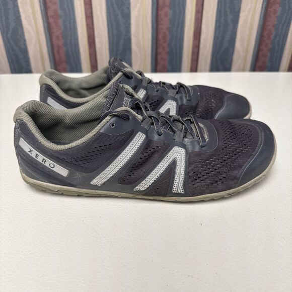 XERO HFS Mens Size 11.5 Running Shoes Black Minimalist Sneakers - Picture 3 of 8